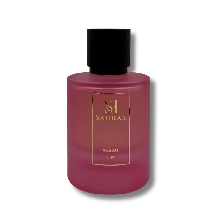 Khayal Honey Cherry and Tuberose Eau de Parfum bottle by Sahraa Perfumes