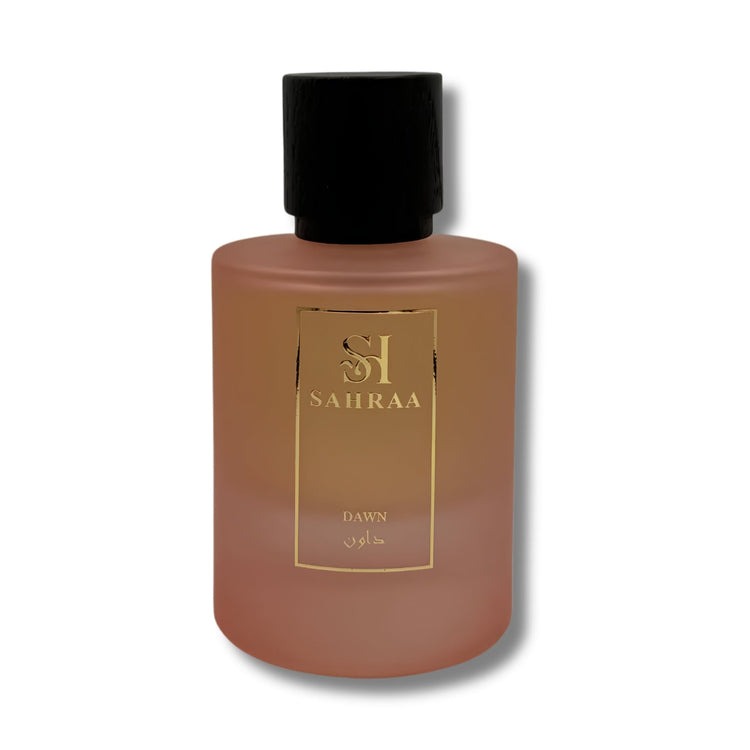 Dawn Oud and Bergamot Eau de Parfum bottle by Sahraa Perfumes