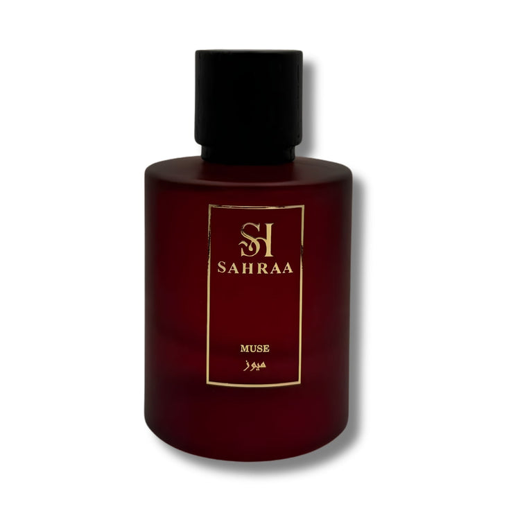 Muse Vetiver and Citrus Eau de Parfum bottle by Sahraa Perfumes